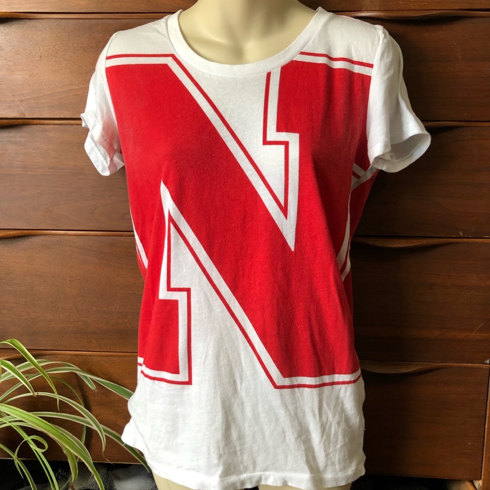 VS Pink Collegiate Nebraska Husker T-shirt